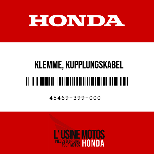 image de 45469-399-000 KLEMME, KUPPLUNGSKABEL