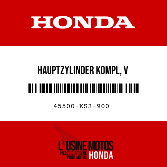 image de 45500-KS3-900 HAUPTZYLINDER KOMPL, V