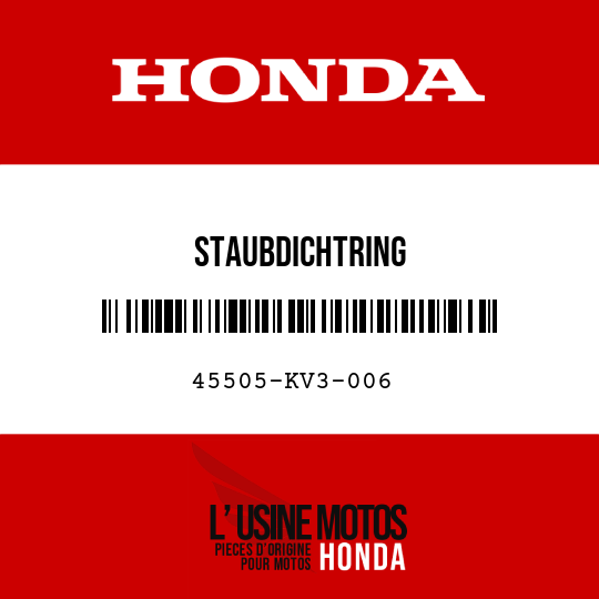 image de 45505-KV3-006 STAUBDICHTRING