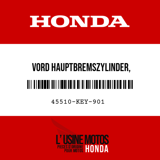 image de 45510-KEY-901 VORD HAUPTBREMSZYLINDER, VORDHAUPTBREMSZYL-GEHAUSE