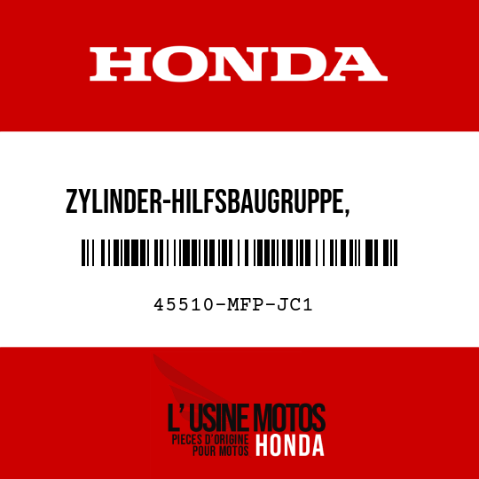 image de 45510-MFP-JC1 ZYLINDER-HILFSBAUGRUPPE, VORDERER HAUPTBREMSZYLINDER (NISSIN)