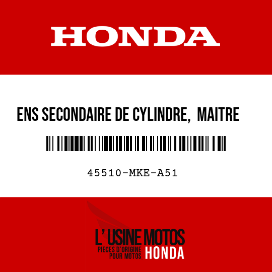 image de 45510-MKE-A51 ENS SECONDAIRE DE CYLINDRE,  MAITRE AV