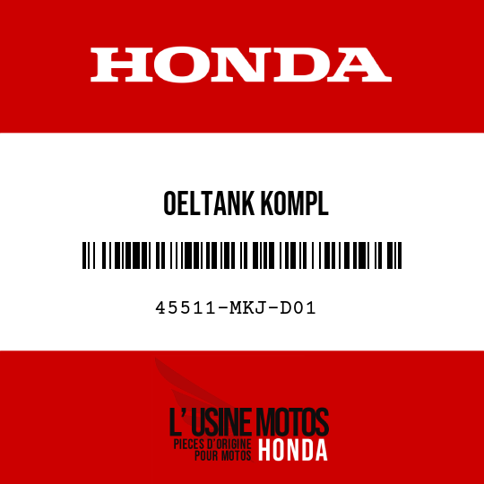 image de 45511-MKJ-D01 OELTANK KOMPL