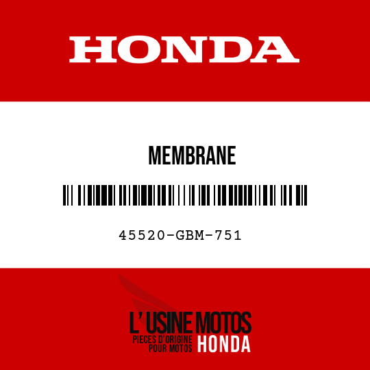 image de 45520-GBM-751 MEMBRANE
