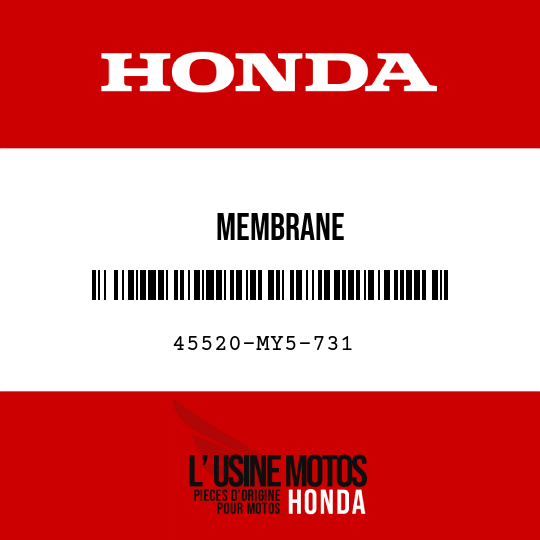 image de 45520-MY5-731 MEMBRANE