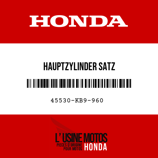 image de 45530-KB9-960 HAUPTZYLINDER SATZ