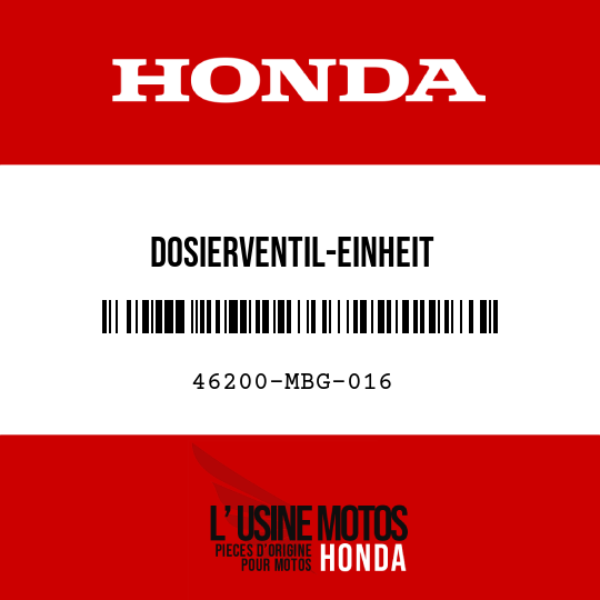 image de 46200-MBG-016 DOSIERVENTIL-EINHEIT