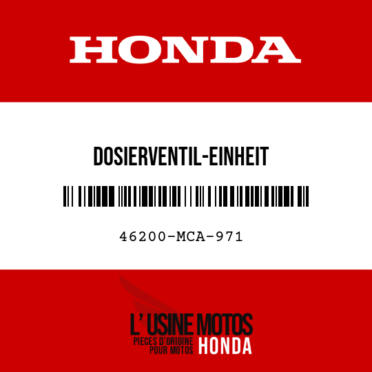 image de 46200-MCA-971 DOSIERVENTIL-EINHEIT