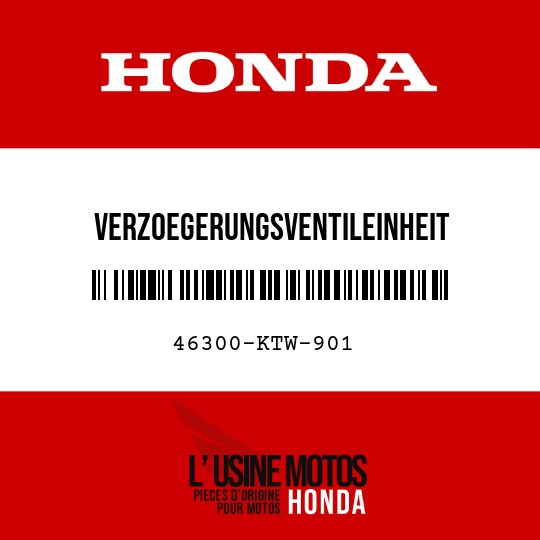 image de 46300-KTW-901 VERZOEGERUNGSVENTILEINHEIT