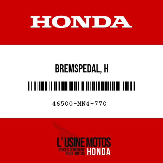 image de 46500-MN4-770 BREMSPEDAL, H