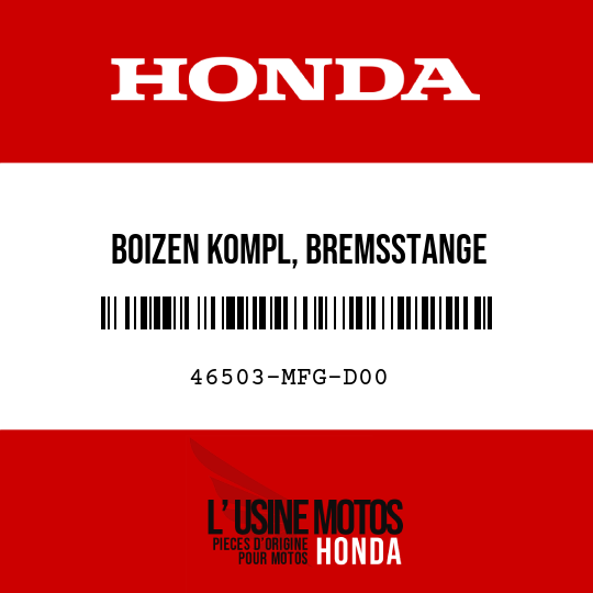 image de 46503-MFG-D00 BOIZEN KOMPL, BREMSSTANGE