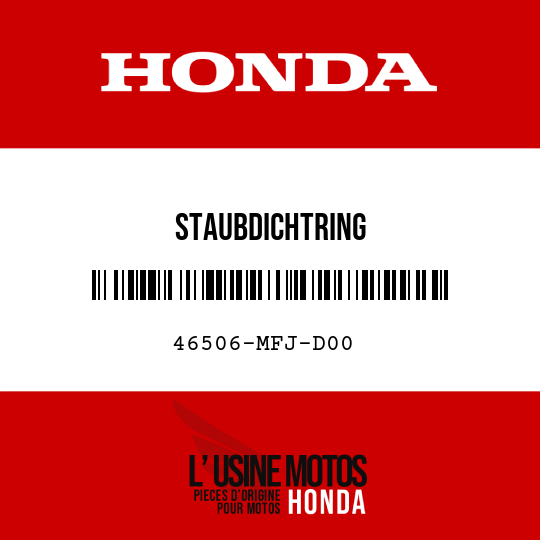 image de 46506-MFJ-D00 STAUBDICHTRING