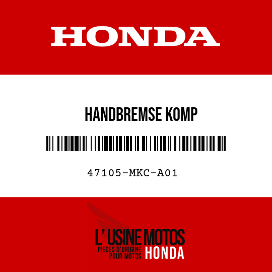 image de 47105-MKC-A01 HANDBREMSE KOMP