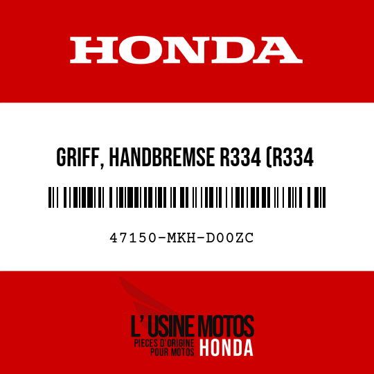 image de 47150-MKH-D00ZC GRIFF, HANDBREMSE R334 (R334 VICTORY-ROT)