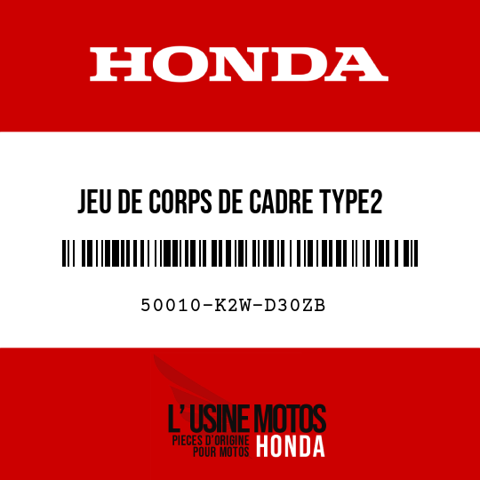 image de 50010-K2W-D30ZB JEU DE CORPS DE CADRE TYPE2
