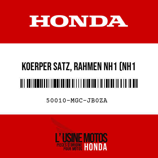 image de 50010-MGC-JB0ZA KOERPER SATZ, RAHMEN NH1 (NH1 SCHWARZ)