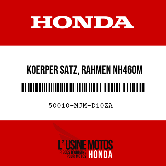 image de 50010-MJM-D10ZA KOERPER SATZ, RAHMEN NH460M
