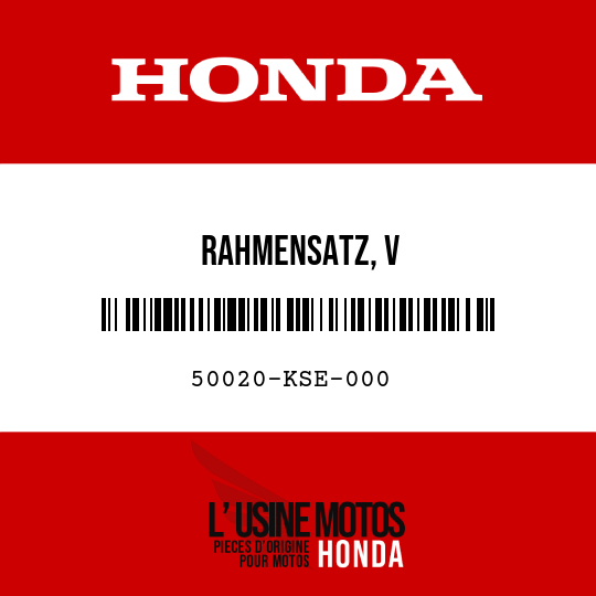 image de 50020-KSE-000 RAHMENSATZ, V