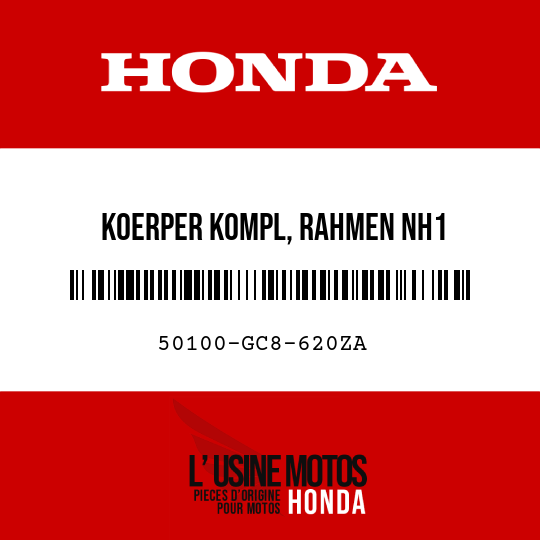 image de 50100-GC8-620ZA KOERPER KOMPL, RAHMEN NH1 