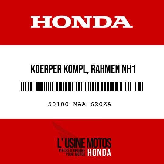 image de 50100-MAA-620ZA KOERPER KOMPL, RAHMEN NH1 