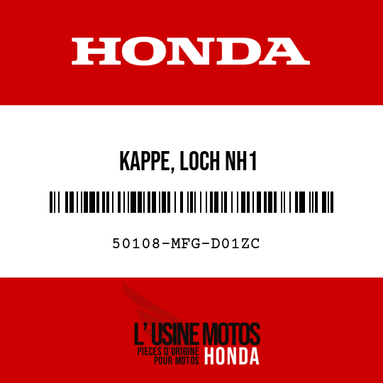 image de 50108-MFG-D01ZC KAPPE, LOCH NH1