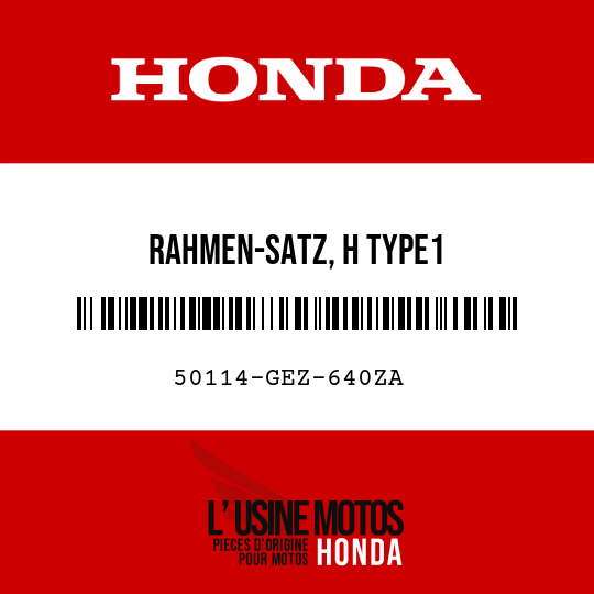 image de 50114-GEZ-640ZA RAHMEN-SATZ, H TYPE1