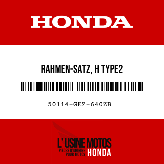 image de 50114-GEZ-640ZB RAHMEN-SATZ, H TYPE2 