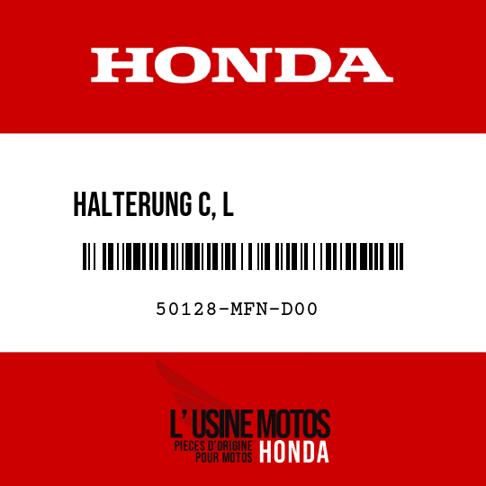 image de 50128-MFN-D00 HALTERUNG C, L               MOTORAUFHAENGUNG