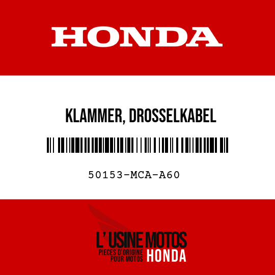 image de 50153-MCA-A60 KLAMMER, DROSSELKABEL