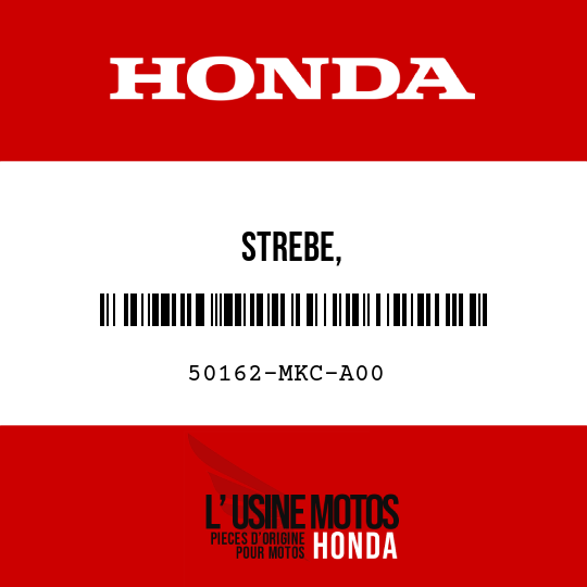 image de 50162-MKC-A00 STREBE, SPUELLUFT-STEUERMAGNETVENTIL