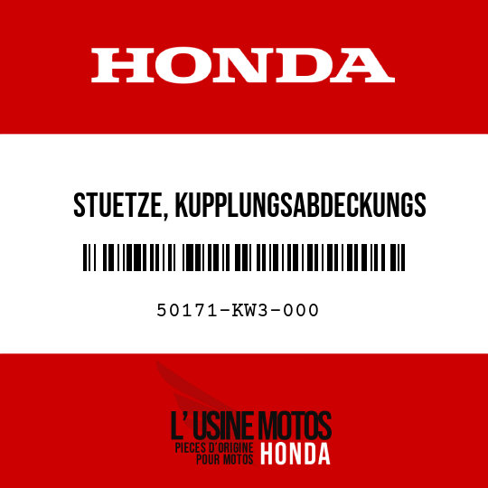 image de 50171-KW3-000 STUETZE, KUPPLUNGSABDECKUNGS