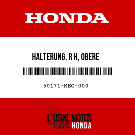 image de 50171-MEG-000 HALTERUNG, R H, OBERE MOTORAUFHAENGUNG
