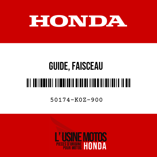 image de 50174-K0Z-900 GUIDE, FAISCEAU