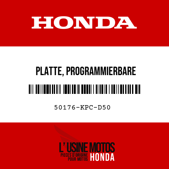 image de 50176-KPC-D50 PLATTE, PROGRAMMIERBARE KRAFTSTOFFEINHEIT, ANSCHLAG