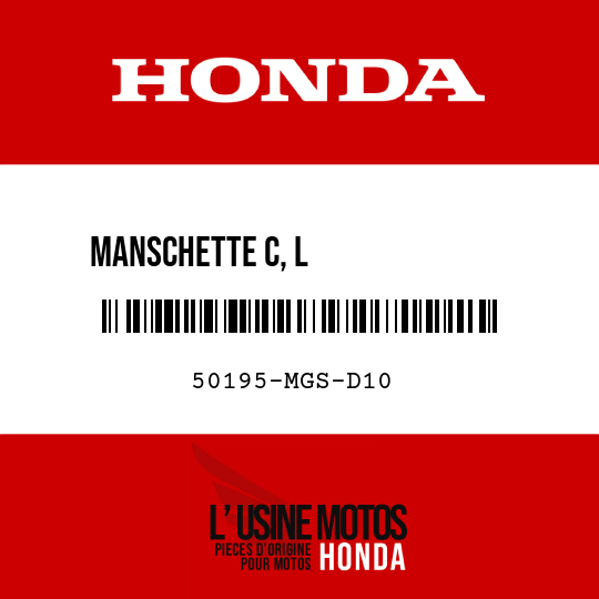 image de 50195-MGS-D10 MANSCHETTE C, L              MOTORAUFHAENGUNG