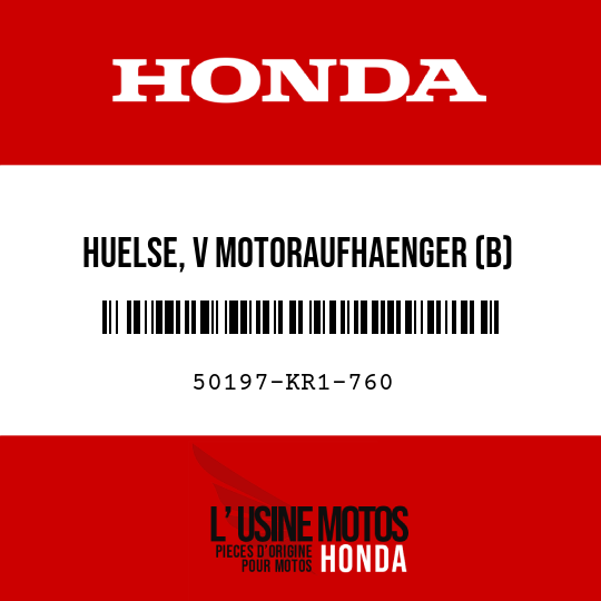 image de 50197-KR1-760 HUELSE, V MOTORAUFHAENGER (B)