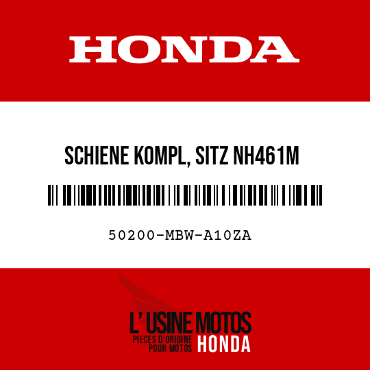 image de 50200-MBW-A10ZA SCHIENE KOMPL, SITZ NH461M 