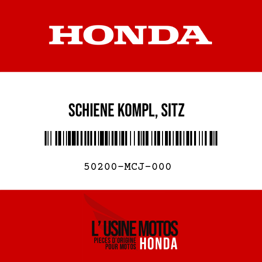image de 50200-MCJ-000 SCHIENE KOMPL, SITZ