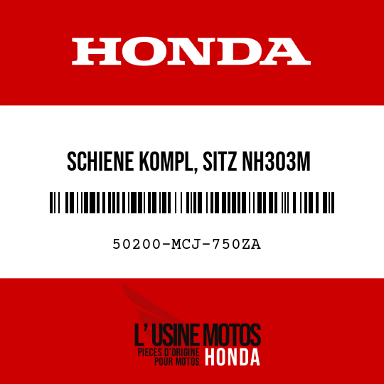 image de 50200-MCJ-750ZA SCHIENE KOMPL, SITZ NH303M 