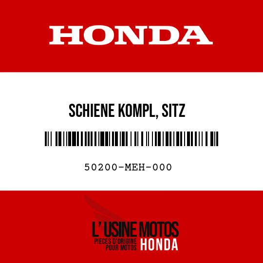 image de 50200-MEH-000 SCHIENE KOMPL, SITZ