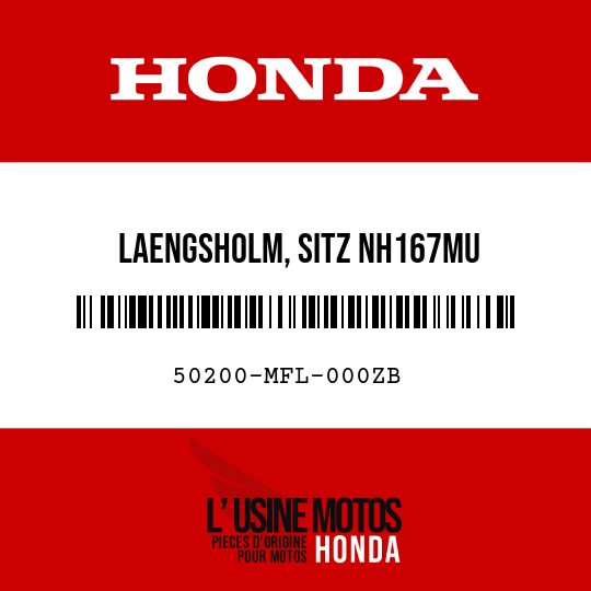 image de 50200-MFL-000ZB LAENGSHOLM, SITZ NH167MU
