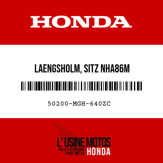 image de 50200-MGH-640ZC LAENGSHOLM, SITZ NHA86M