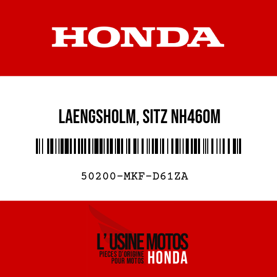 image de 50200-MKF-D61ZA LAENGSHOLM, SITZ NH460M