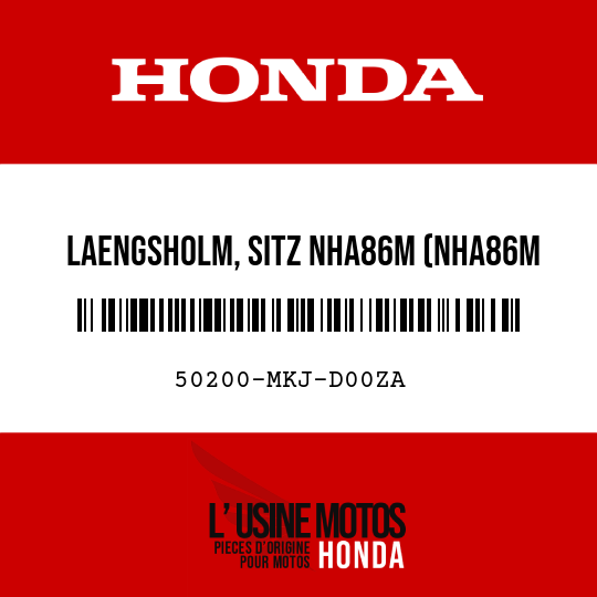 image de 50200-MKJ-D00ZA LAENGSHOLM, SITZ NHA86M (NHA86M SCHWARZ-METALLIC, BADASS)