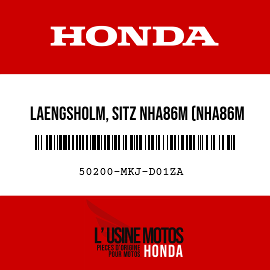 image de 50200-MKJ-D01ZA LAENGSHOLM, SITZ NHA86M (NHA86M SCHWARZ-METALLIC, BADASS)