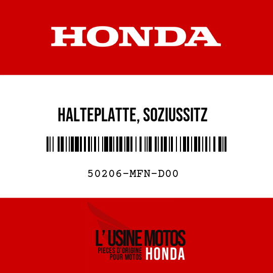 image de 50206-MFN-D00 HALTEPLATTE, SOZIUSSITZ