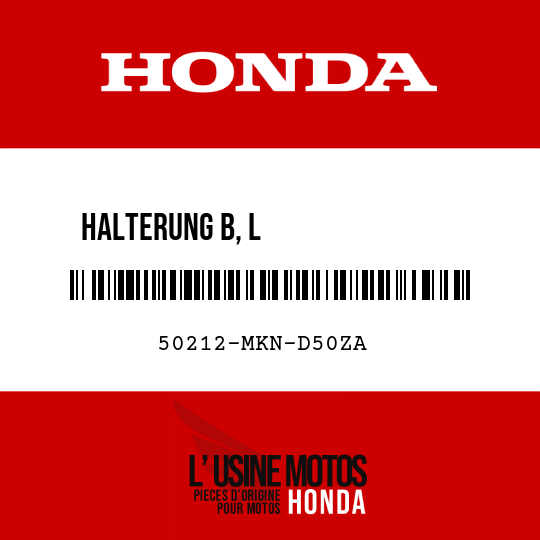 image de 50212-MKN-D50ZA HALTERUNG B, L MOTORAUFHAENGUNG NH303M (NH303M MAT AXIS, GRAU-METALLIC)