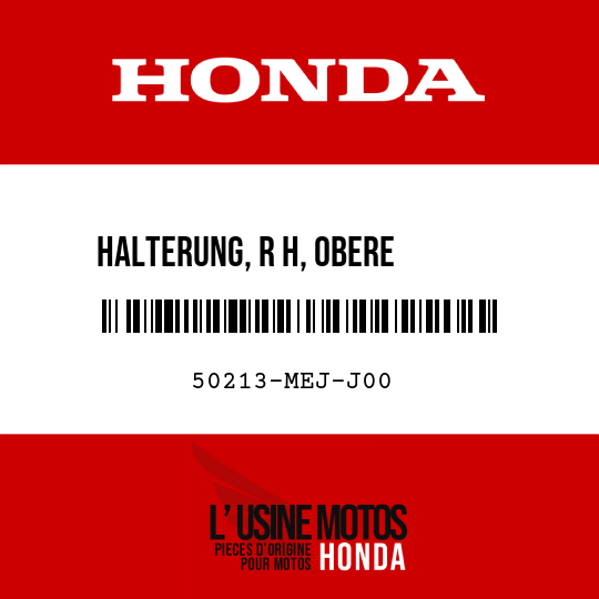 image de 50213-MEJ-J00 HALTERUNG, R H, OBERE       MOTORAUFHAENGUNG