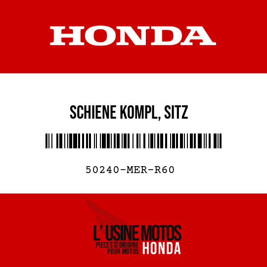 image de 50240-MER-R60 SCHIENE KOMPL, SITZ