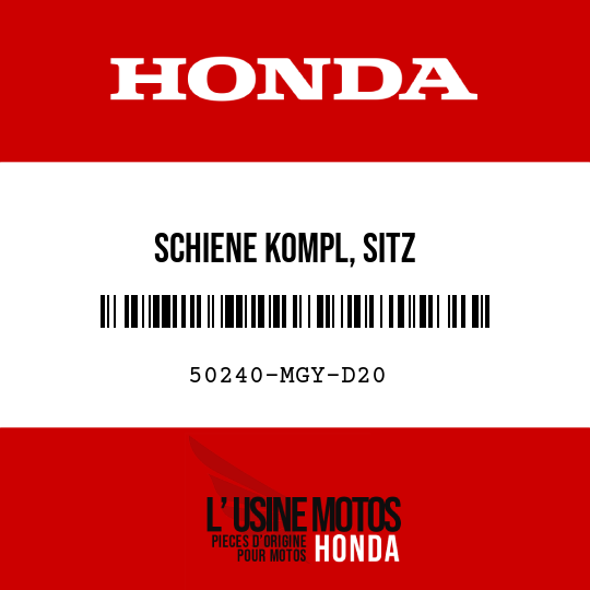 image de 50240-MGY-D20 SCHIENE KOMPL, SITZ